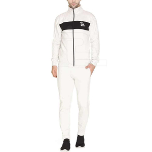 Men's Custom Two-Piece Casual Solid Winter Lightweight 100% Polyester Jogging Wear Set Low Price <b>Tracksuit</b> - Product Image 1