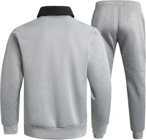 Men’s Camouflage Tracksuit Long Sleeve Zip-Up Jacket And Jogger Sweatpants Casual Activewear <b>Set</b> Stand-Up Collar - Product Image 2