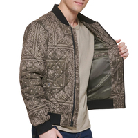 Blouson Bomber Premium HI-GLOW SPORTS pour Homme – Coupe Droite, Respirant, Coupe-Vent, Hiver, Personnalisable OEM, Léger, Doublure en Toile de Bambou