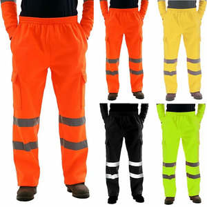 Reflective Safety Outdoor <b>Pants</b> Construction Workwear Trousers <b>Stretch</b> <b>Cargo</b> <b>Pants</b> with Reflective Safety Features - Product Image 6