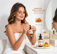 Huile de graines de citrouille 100% pure pressée à froid, 60ml, huile de graines de citrouille naturelle pour hydrater le corps, les cheveux et le visage, vente en gros d'usine OEM/ODM