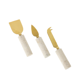 Wholesale Eco-Friendly <b>Cheese</b> <b>Knife</b> <b>Set</b> with Customized Color Handle Stainless Steel Metal <b>Cheese</b> Tools - Product Image 6