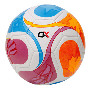 Oxva Industries New Designs High Quality <b>Machine</b> Stitched Size 5 Soccer Ball Custom Logo PVC <b>Foam</b> Leather Football Ball - Product Image 2