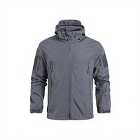 Veste softshell color block légère, résistante à l'eau, zippée, vêtements de travail, veste décontractée pour l'extérieur, coupe-vent hydrofuge