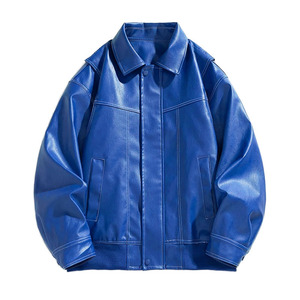 <b>Top</b> Trending Men's Winter <b>Leather</b> Jackets <b>High</b> Quality Custom Made Eco Friendly Front Logo Long Sleeve All Sizes Fashionable - Product Image 1