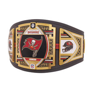 Ceinture de championnat sportive personnalisée en gros, en métal lourd, pour les fans de football, 50 pouces, sangle en cuir réglable, cadeau pour fans - Product Image 3