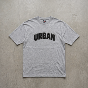 T-shirt en coton pour homme Urban Print, manches courtes, col rond, jersey décontracté, coupe classique, motif lettres, logo imprimé en relief au dos du col - Product Image 3