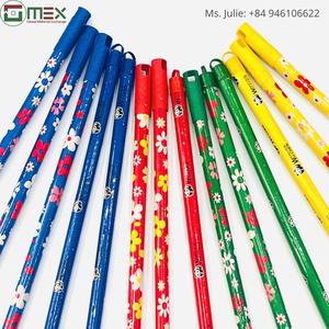 อุปกรณ์ทำความสะอาดขายดี GMEX ไม้ถูพื้นและไม้กวาดขนาด 120 ซม. – ไม้ธรรมชาติทนทาน ชุดทำความสะอาดรักษ์โลกพร้อมหัว PVC - Product Image 2