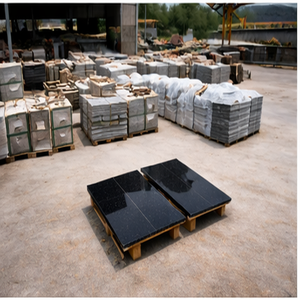 ขายส่งเคาน์เตอร์ครัวหินแกรนิตสีดำกาแล็กซี่ขัดเงา ขนาด 200x60x1.8 ซม. - Product Image 3