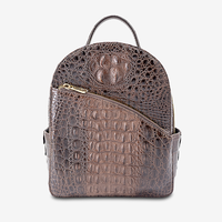 Sac à dos de luxe en cuir étoxique pour femme, best-seller, capacité 20-35L, poignée rigide, dossier ergonomique, fermeture éclair, taille L24