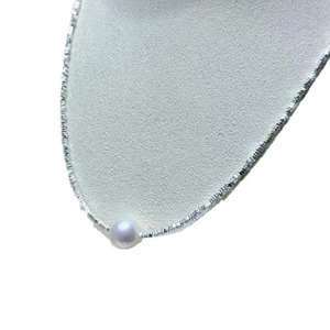 Collier en argent S925 style bar chaud, tricoté, 3-8 mm, perle presque ronde, forte luminosité, petite perle fraîche pour femme, cadeau - Product Image 5