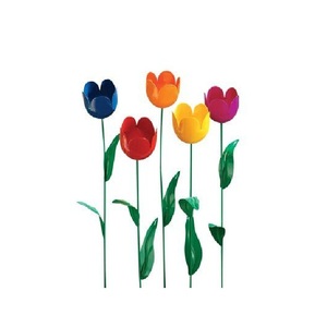 Nuevo Estaca de Jardín de Metal Hecho a Mano con Recubrimiento en Polvo, Independiente, Artificial, Ecológico, Moderno y de Lujo para Flores - Product Image 2