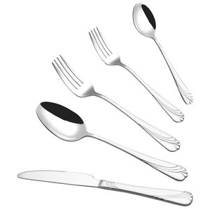 Ensemble de couverts en acier inoxydable de qualité supérieure pour table de luxe, cuisine moderne, restaurant, hôtel, service de traiteur - Product Image 6