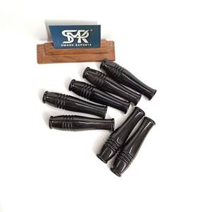 Manche d'outil artisanal en corne de buffle noir poli, écologique, robuste et durable pour outils à main industriels et projets personnalisés - Product Image 4