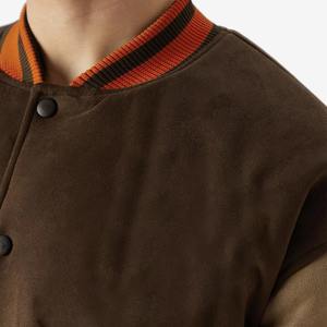 Blouson universitaire en laine pour homme, nouveau style, très vendu, respirant, confortable, élégant, avec col montant, OEM - Product Image 4