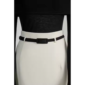 Vietnam White Ant's Respirant Rayon Spandex Tissu Femmes Formelle A-Line Maxi Jupe avec Ceinture pour les Acheteurs B2B - Product Image 4