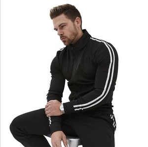 Conjunto Deportivo Personalizado para Correr, Chándal de Alta Calidad, Transpirable, de Forro Polar Sólido, Poliéster/Algodón, Unisex - Product Image 5