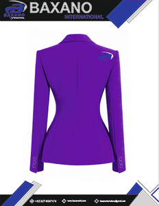 Blazer de Negocios de Un Solo Pecho NCNW Sorority, Abrigo Formal Premium de Corte Entallado, Traje Profesional de Oficina para Mujer, Abrigo NCNW - Product Image 6