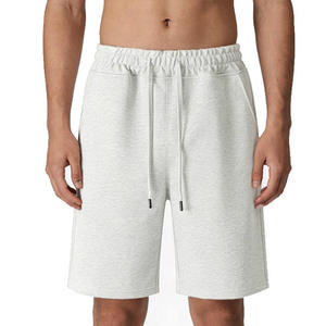 Shorts en molleton de coton personnalisés pour hommes, taille élastique, vêtements décontractés - Product Image 3