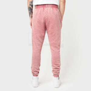 New Acid Wash Canvas <b>Elastic</b> Waist Casual Modern Design Cotton Fabric <b>Trouser</b> for Men Street Fashion Daily Wear Clothing - Product Image 2