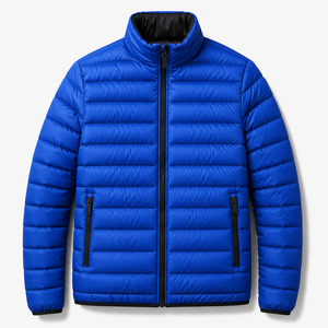 Blouson d'hiver personnalisé pour homme, col montant, design à capuche, rembourrage doux, toile imperméable, respirante, antibactérienne, anti-UV - Product Image 5