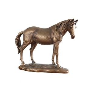Figurine de cheval à bascule en teck artisanal, antique, vente en gros - Product Image 6