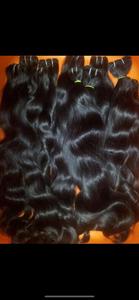 100% Pre-Bleached Virgin Indian Remy Raw Human <b>Hair</b> Soft Shiny Hand Feeling Unprocessed <b>Hair</b> Pieces Drop Shipping - Product Image 4
