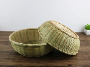 Plateau en bambou naturel fait main, écologique, pour le rangement des aliments, décoration, logo personnalisé, fournisseur du Vietnam - Product Image 2