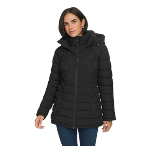 Chaquetas acolchadas de color sólido de alta calidad para mujer a precio de mayoreo, producto más popular, diseño personalizado - Product Image 5