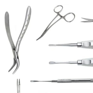 ENT Surgical Instrument Set Stainless Steel Otology Rhinoplasty <b>Ear</b> Nose Throat Surgery Instruments Kit - Product Image 2