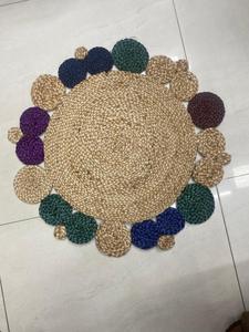 Tapis tressé en jute, modèle 2026, nouveau, prix abordable, écologique, absorbant l'eau, facile à nettoyer, avec support antidérapant, fabriqué au Bangladesh - Product Image 3