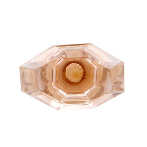 Bouton de meuble en céramique élégant, peint à la main, motif floral, texture à pois, écologique, pour armoires de salle de bain et de cuisine - Product Image 4