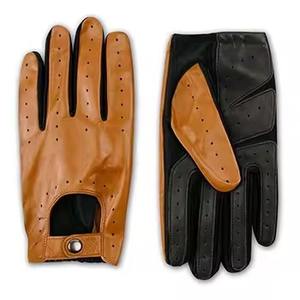 Guantes de seguridad de cuero tejido de alta durabilidad, resistentes al viento, con detección de agujas, unisex, casuales, para viaje, de invierno, de alta resistencia, lisos - Product Image 1