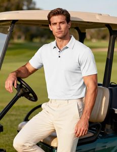 Camiseta Polo de Algodón Premium para Hombre, Tejido Transpirable y Suave, Manga Corta, Cuello Clásico, Corte Casual Elegante, Logotipo Personalizado, Suministro al por Mayor - Product Image 2