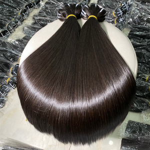 Venta caliente 10)% Remy Extensiones de cabello Hueso Recto Paquetes Trama 100% Cabello humano Doble dibujado Virgen Proveedor mayorista - Product Image 1