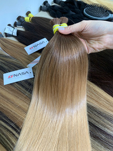 Best Quality 100% Raw Virgin Human Bulk Hair Soft Silky Smooth Ombre Color <b>Tangle</b>-Free with Natural Shine Factory Direct Supply - Product Image 1