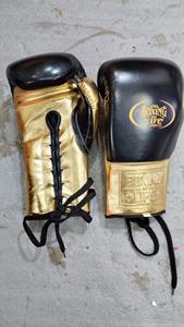 Professional High Quality Custom Made No Boxing No Life Boxing Set Genuine Leather Boxing <b>Gloves</b> Custom Logo LaceUp Closure Lace - Product Image 6