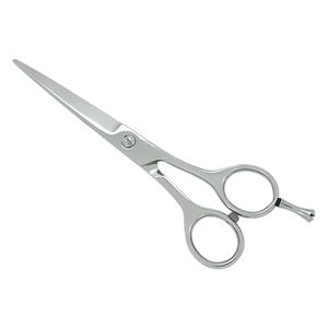 Ciseaux de barbier droits Prestige 440C en acier inoxydable pour droitiers, manche long en fibre de verre renforcée de plastique - Product Image 5