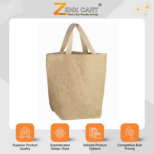 Bolsas de Compras de Yute Ecológicas Personalizables de Primera Calidad Fabricadas en India, con Logotipo Personalizado, Precio al por Mayor - Product Image 2