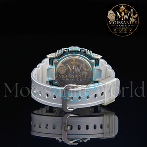 <b>Diamond</b> Inlay Chronograph Sapphire Crystal Stainless Steel Unisex Mechanical <b>Watch</b> Square Dial Luxury Fashion <b>Watch</b> For Her - Product Image 2