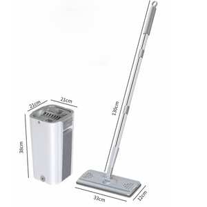 Serpillière plate avec seau Lazy 360 Rotating Magic Mop With Squeezing Floor Cleaner Mop Ménage Cleaning Too <span class=keywords><strong>Acheter</strong></span> - Product Image 5