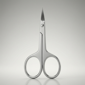 Ciseaux à cuticules à lame droite en acier inoxydable de haute qualité, étui en cuir personnalisé, ciseaux à ongles pour manucure, marque privée - Product Image 5