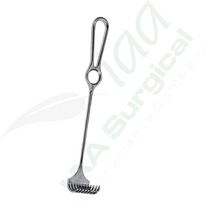 Écarteur chirurgical Korte-Wagner 28 cm, manuel, en acier inoxydable, instrument de chirurgie générale, classe I, certifié CE - Product Image 4