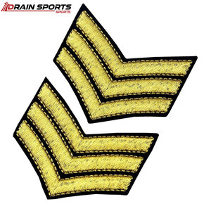 Meilleures ventes : Écussons de grade uniforme brodés Merrow, service OEM, écussons de grade uniforme brodés - Product Image 5