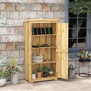 Casetta da Giardino Impermeabile in Acciaio Zincato con Serratura per Deposito Sicuro all'Aperto - Product Image 2