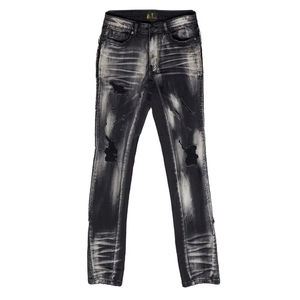 Pantalones Vaqueros Nero Desgastados de Alta Calidad para Hombre, Vaqueros Resistentes Lavados a la Moda para Hombre, Vaqueros de Mezclilla Rectos de Alta Calidad para Hombre - Product Image 5