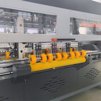 Máquina Automática de Alta Precisión para Fabricar Cajas de Cartón Corrugado ND-2500MBM, Ranuradora, Puntuadora, Hendidora, Cortadora y Troqueladora