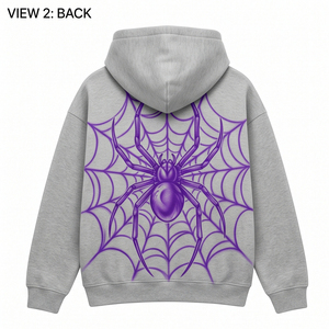 Sweat-shirt à capuche personnalisé de haute qualité, 450 GSM, 100 % coton molletonné, imprimé dégradé haute densité - Product Image 2