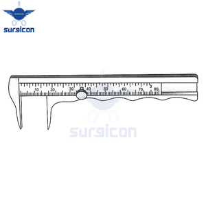 Calibrador Jamison de 10 cm / 4 Pulgadas, Instrumento de Medición y Examen, Precisión en Acero Inoxidable, Herramienta de Medición Médica y Quirúrgica - Product Image 4