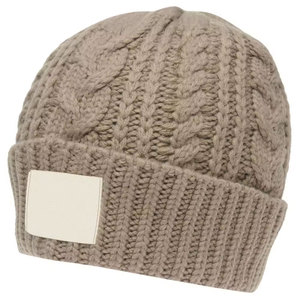 Econex Sports Winter Double Layer Thick 100% Cotton Customize <b>Beanie</b> Solid Custom Logo Warm Outdoor Embroidery Unisex - Product Image 2